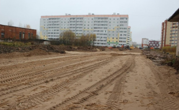 В Великом Новгороде продолжается строительство участка дороги из Ивушек в Волховец