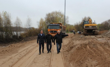 Строительство участка дороги на Колмовской набережной должны закончить к 1 декабря
