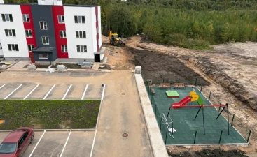 В посёлке Парфино построили два многоквартирных дома