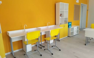 В Тёсовской школе Новгородского района открылся образовательный центр «Точка роста»