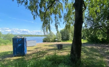 В Великом Новгороде появилось еще одно оборудованное место для купания