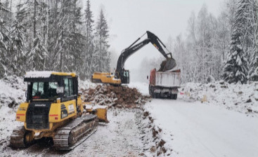 Продолжается реконструкция автомобильной дороги Валдай – Демянск