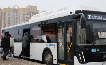 Новые автобусы вышли на городские маршруты