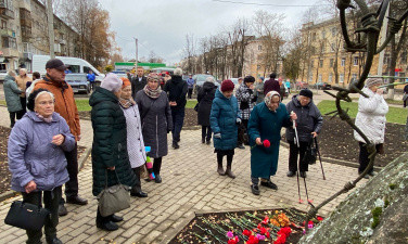 Митинг, посвященный Дню памяти жертв политических репрессий г. Боровичи