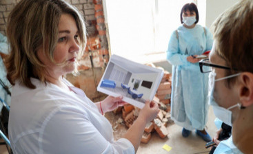 В Новгородской областной больнице идет ремонт отделения хронического диализа