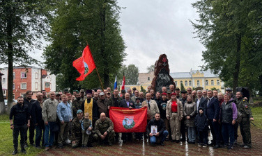 Митинг, посвящённый Дню ветеранов боевых действий, г.Боровичи