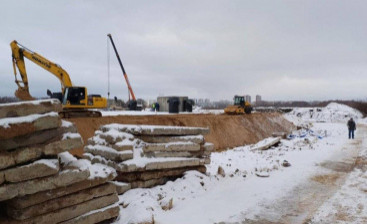 в Великом Новгороде продолжается строительство локальных очистных сооружений