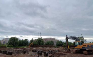 В Великом Новгороде строят современный центр по спортивный гимнастике